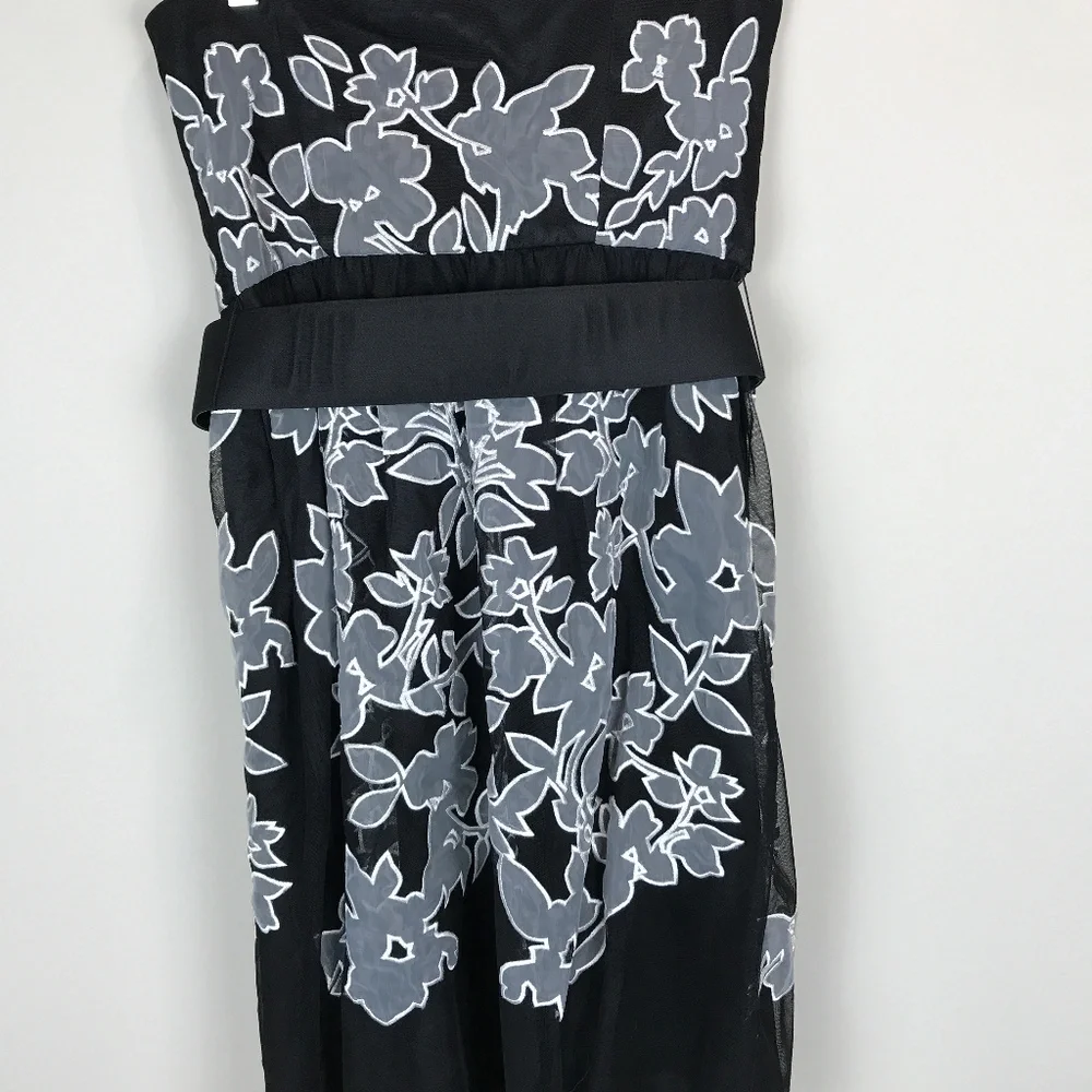 WHBM Strapless Belted Sz 2 Dress